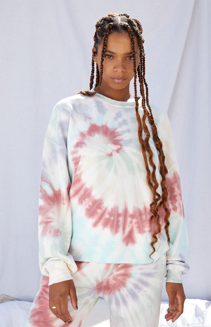 Tie-Dyed Campus Sweatshirt