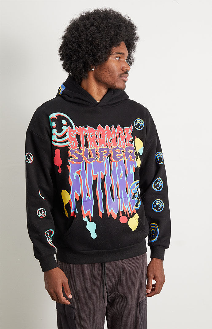 PacSun Strangeish All Over Hoodie PacSun