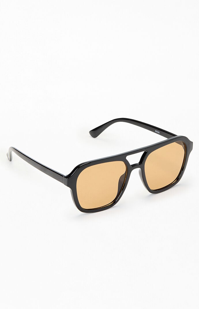 Pacsun Black Aviator Sunglasses