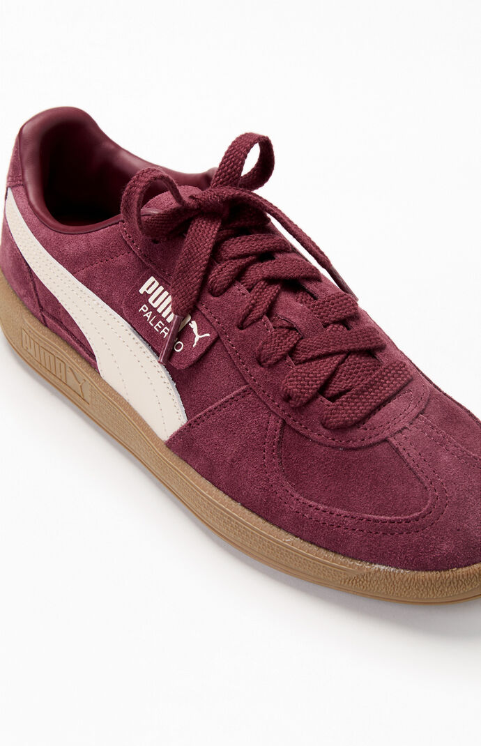 PUMA Palermo バーガンディ スニーカー Puma Burgundy Puma Palermo Leather Shoes | Pacsun