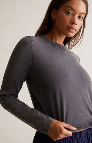 Brenn Long Sleeve Crop Top image number 2