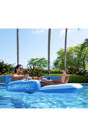 Splash Runner Pro 2.0 12V Motorized Luxury Pool Lounger image number 2