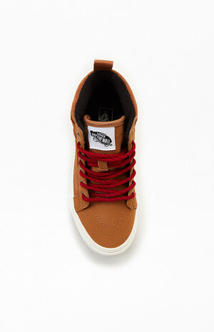 Kids Light Brown Sk8-Hi MTE-1 Shoes image number 5
