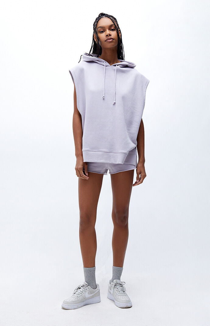 Cut sleeves on sale off hoodie