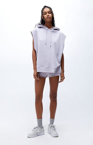 Sporty Sleeveless Hoodie image number 4