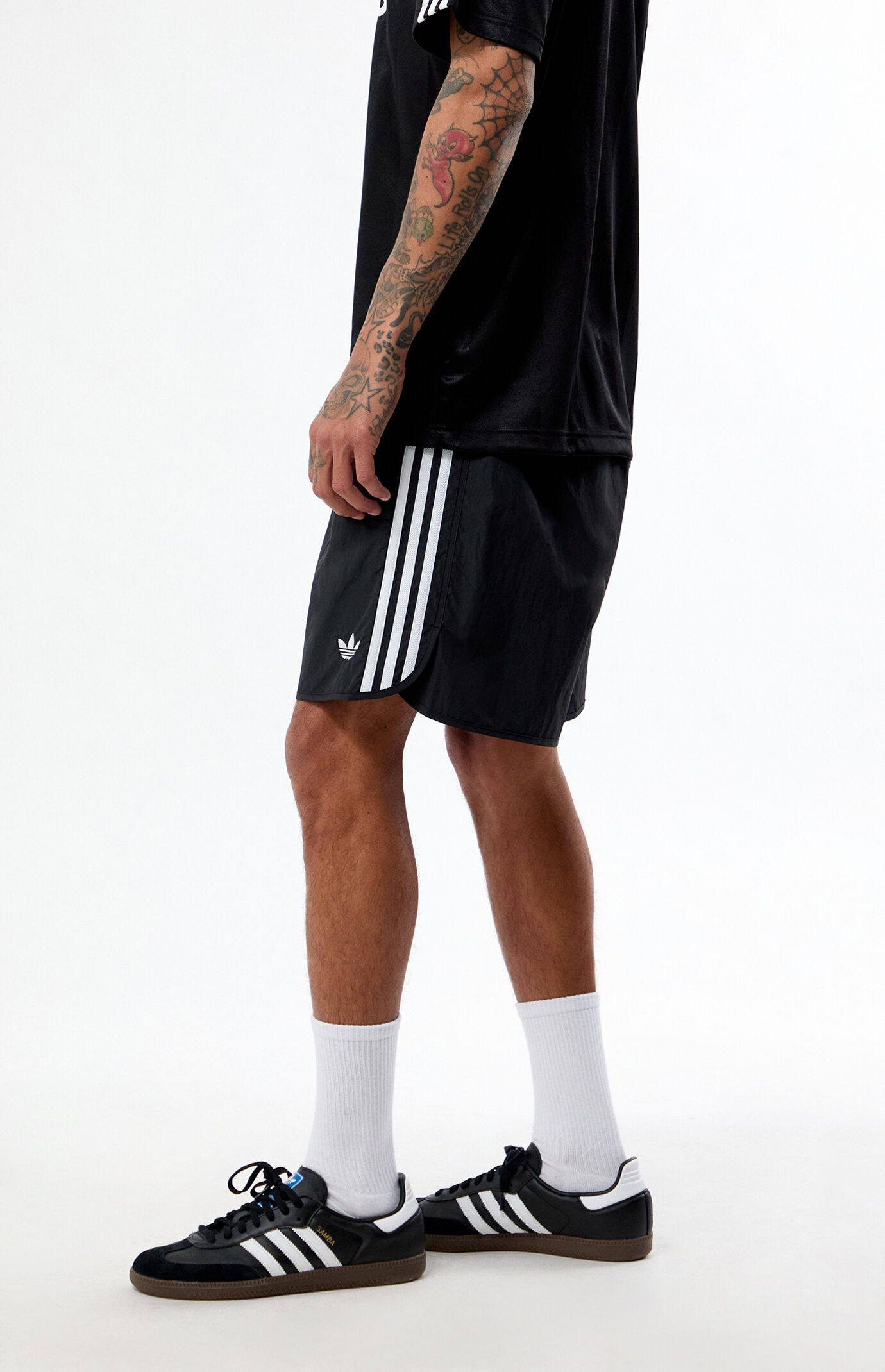 adidas Black Sprinter Shorts | Pacsun