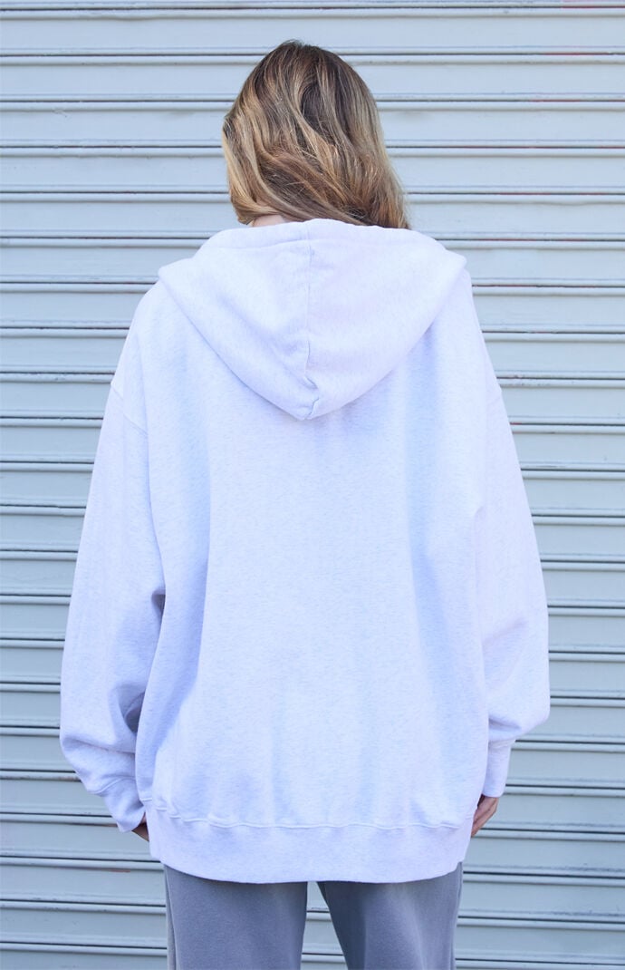 John Galt Melange Christy Zip Up Oversized Hoodie