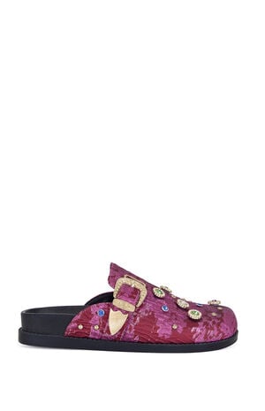 Quinby Brocade Rhinestone Clogs image number 1