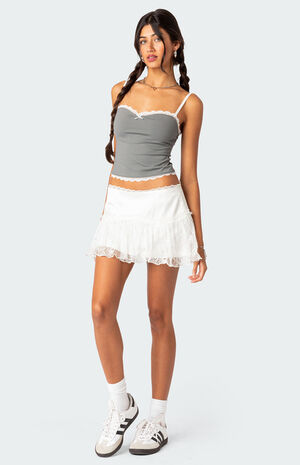 Alara Lace Trim Tank Top image number 2