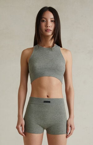 Women's Concrete Heather Sport Knit Tank Top image number 2