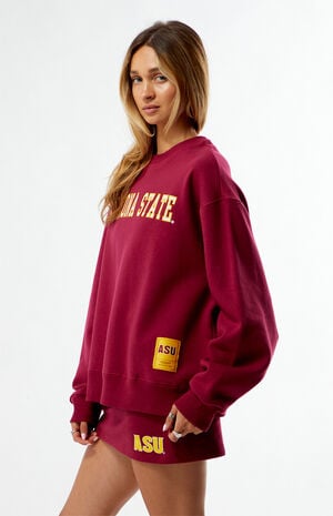 x Pacsun ASU Applique Crew Neck Oversized Sweatshirt image number 3