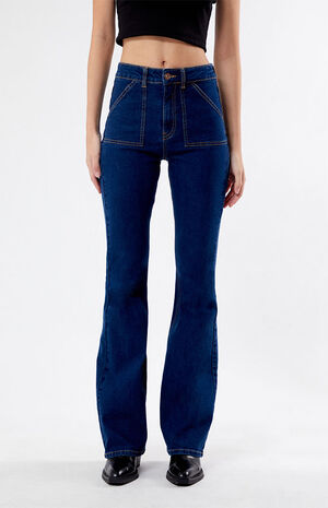 Dark Indigo Bootcut Jeans image number 2