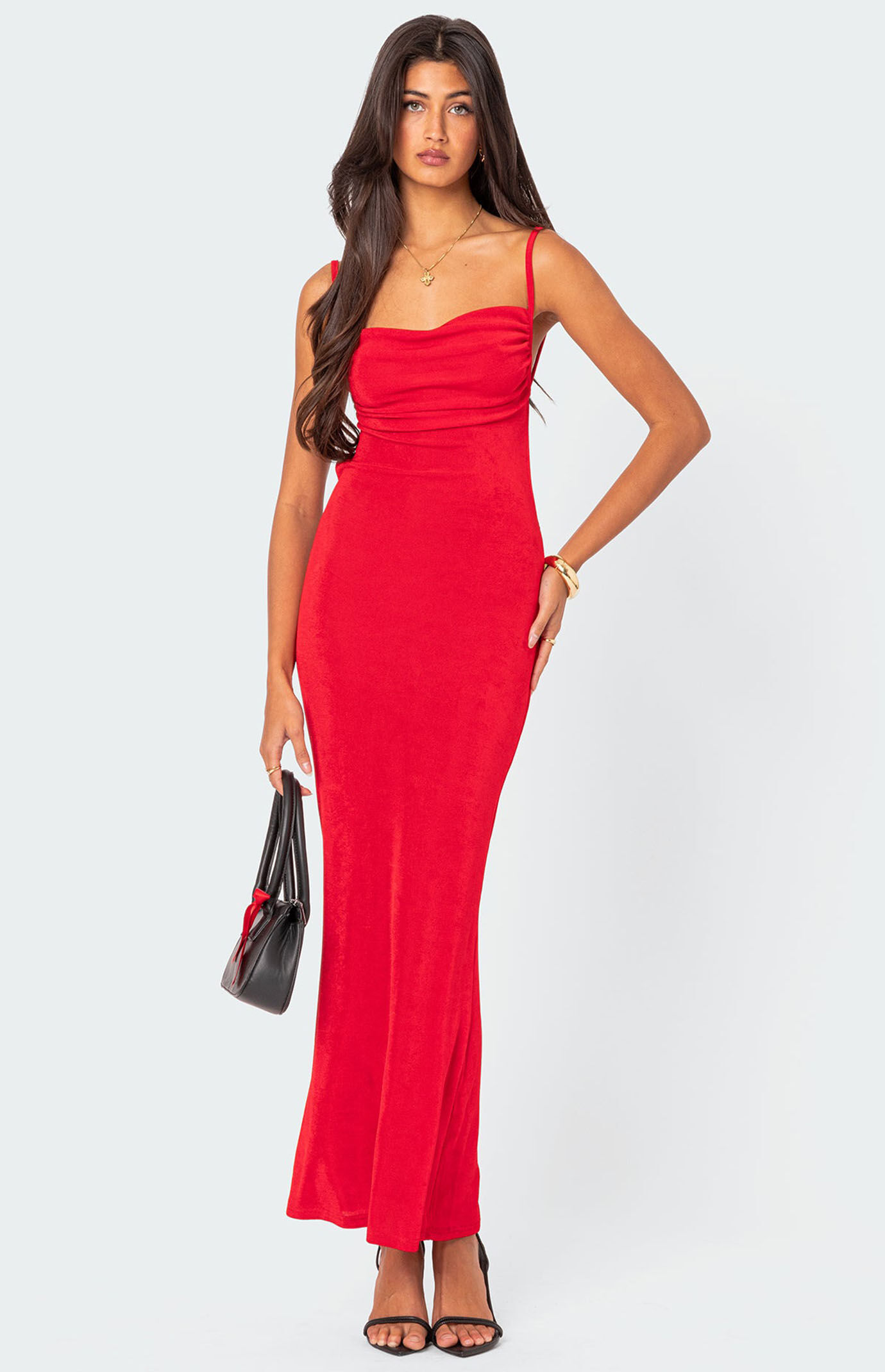 Edikted Clea Open Back Maxi Dress | PacSun