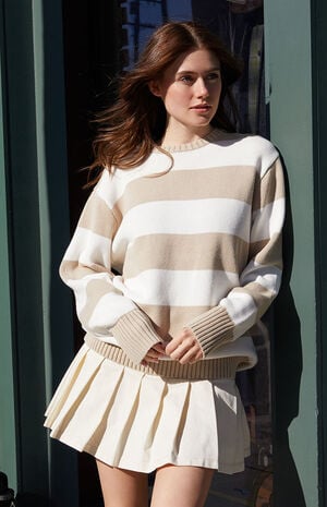 Striped Brianna Sweater image number 1