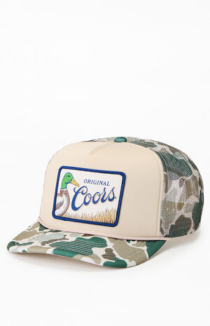 Coors Duck Camo Foam Trucker Hat image number 4