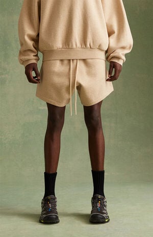 Gold Heather Sweat Shorts image number 2