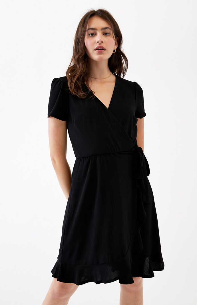 pacsun wrap dress