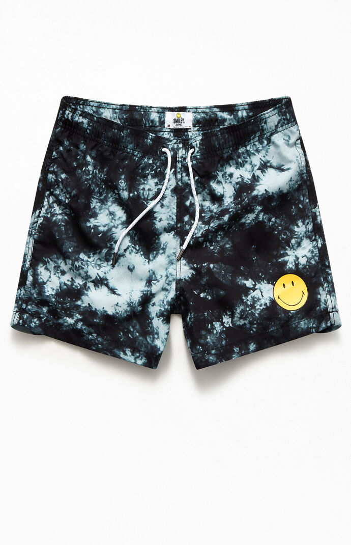 Upside Smiley 15" Swim Trunks