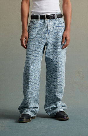 Jacquard Extreme Baggy Jeans image number 2