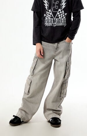 Baggy Jeans Cargo Gray image number 2