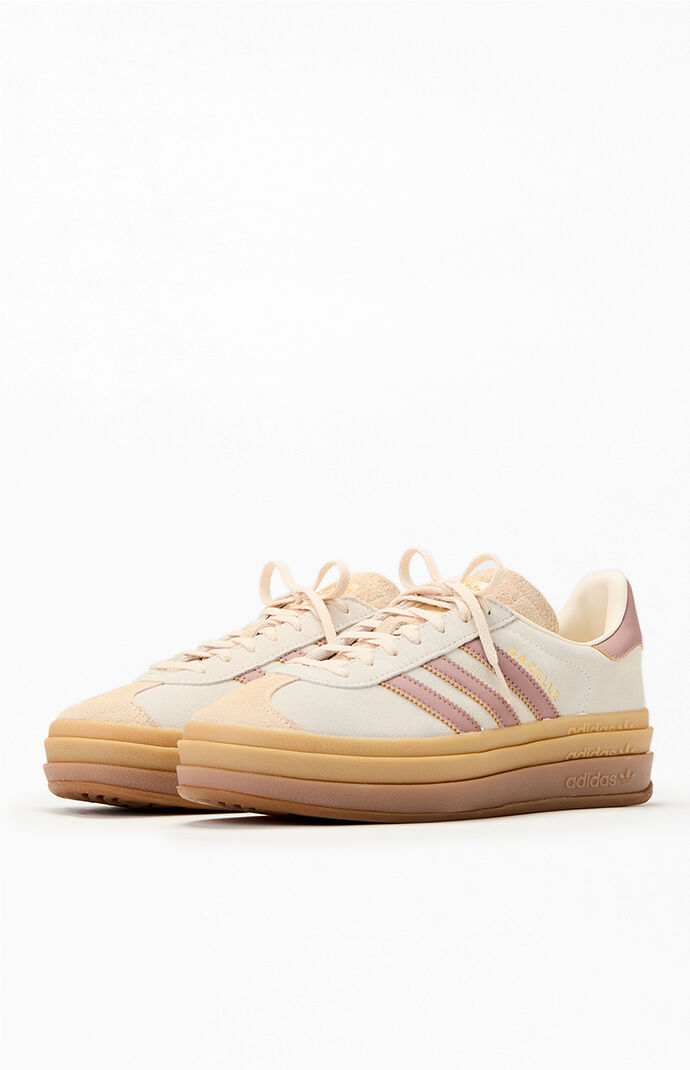tan and pink adidas