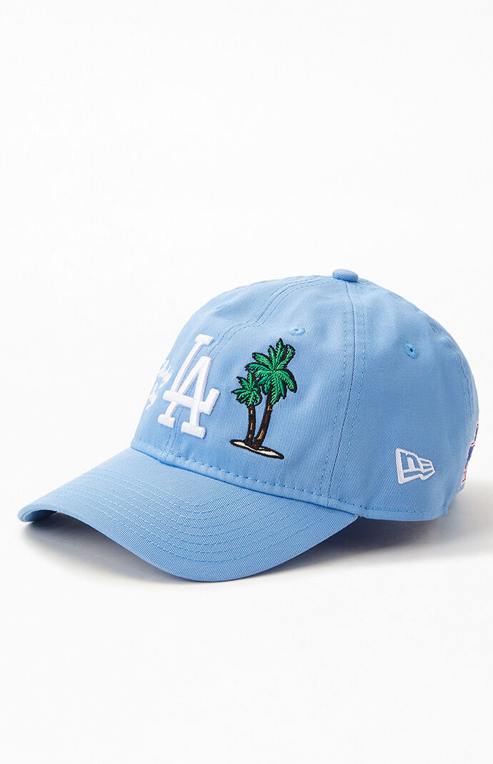 Light blue la baseball cap sales
