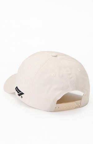 x Pacsun Great Britain Cream Snapback Hat image number 3
