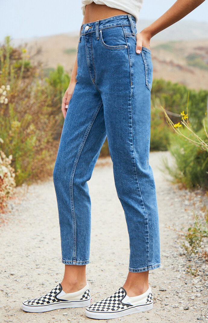 super high rise mom jeans