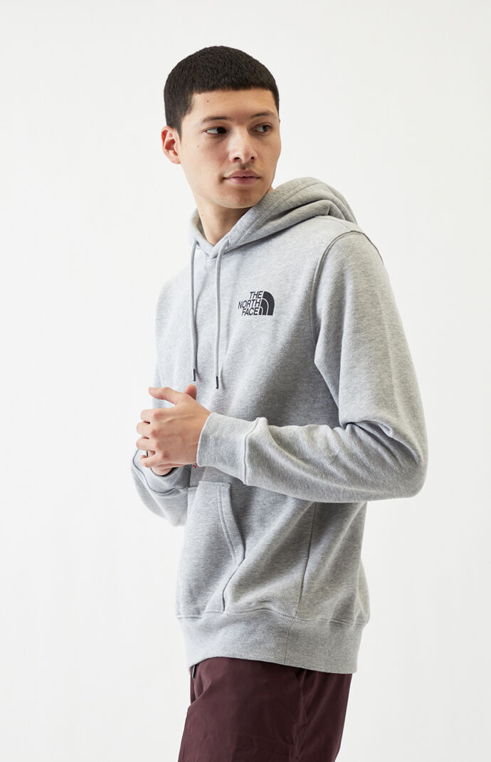 Gray Red Box Hoodie