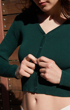 Green Shannon Cardigan image number 2