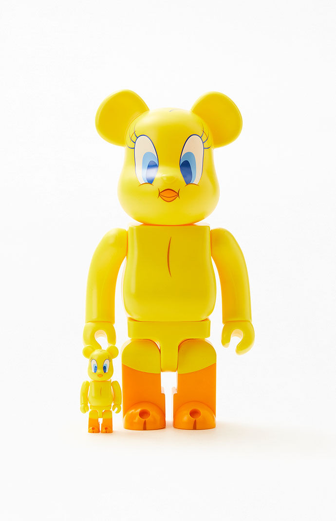 Bearbrick Tweety 100% & 400% Collectible Figure Set | PacSun