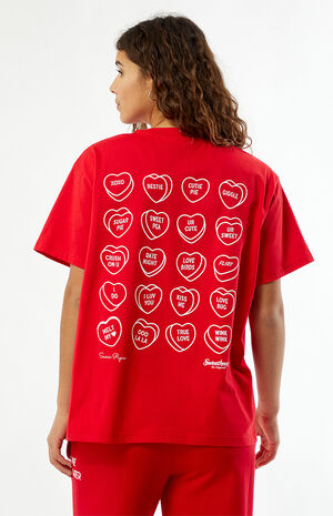 x Sweethearts Just Kiss Me Oversized T-Shirt image number 3