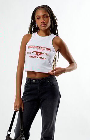 x Ford Mustang Racerback Tank Top