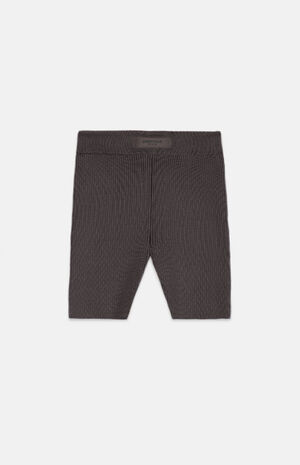 Women's Off Black Sport Biker Shorts image number 1