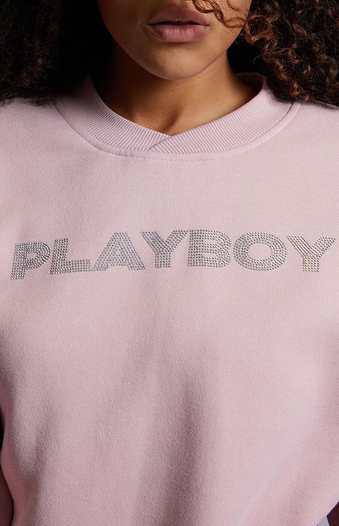 Playboy By PacSun Studded Crew Neck Sweatshirt | PacSun