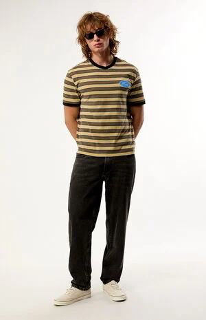Vintage Striped Yarn Dye T-Shirt image number 5