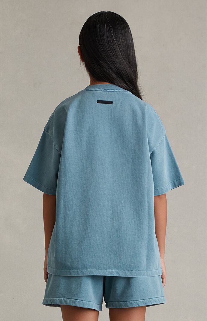 Fear of God ESSENTIALS Kids Faded Coastal Campus ’90s Short Sleeve T-Shirt