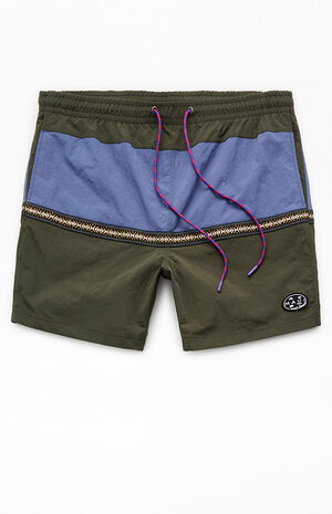 Granite Colorblock 5.5" Swim Trunks image number 1