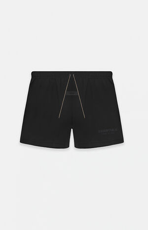Essentials Black Sweat Shorts image number 1