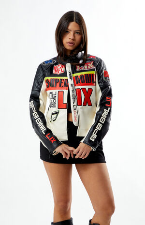 Super Bowl 59 Pinnacle Leather Jacket image number 1