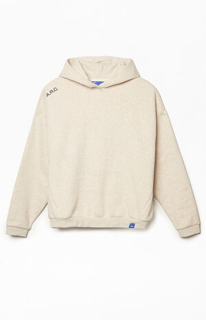 Oatmeal Vintage Wash Heavyweight Fleece Hoodie image number 1