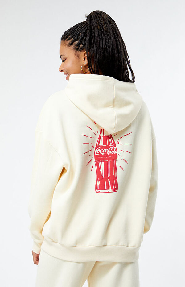 Womens Hoodies Red Coca Cola Hoodie H&M Coca-Cola Hoodie Womens XS