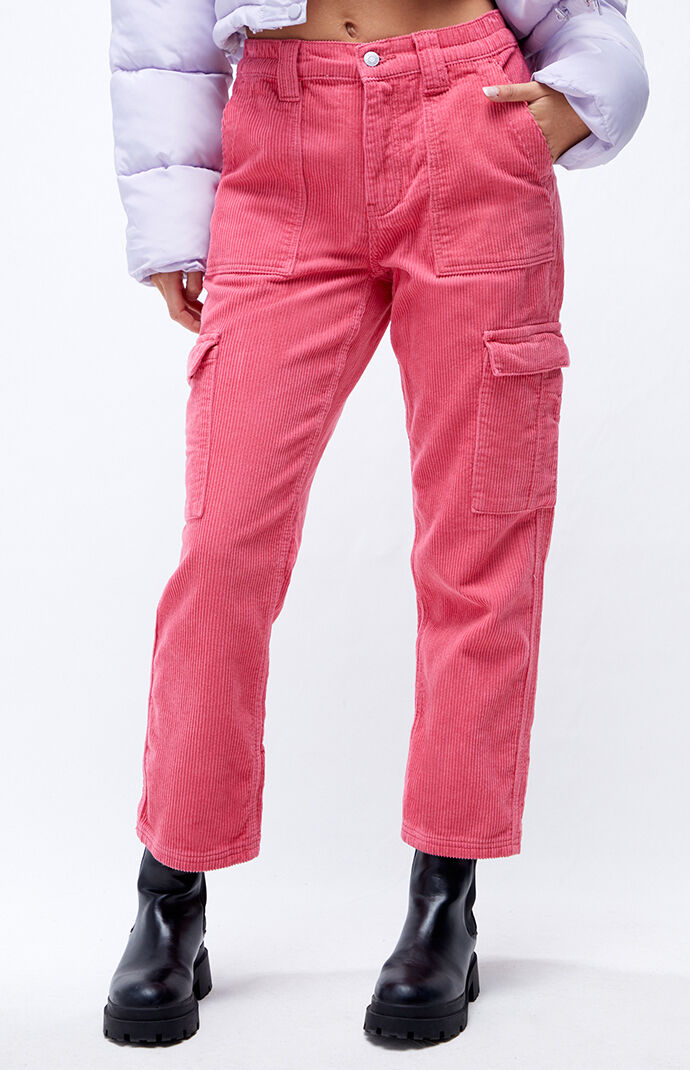 Pacsun pink corduroy hot sale pants