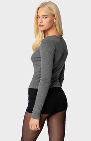 Shilo Ribbed Cardigan image number 5