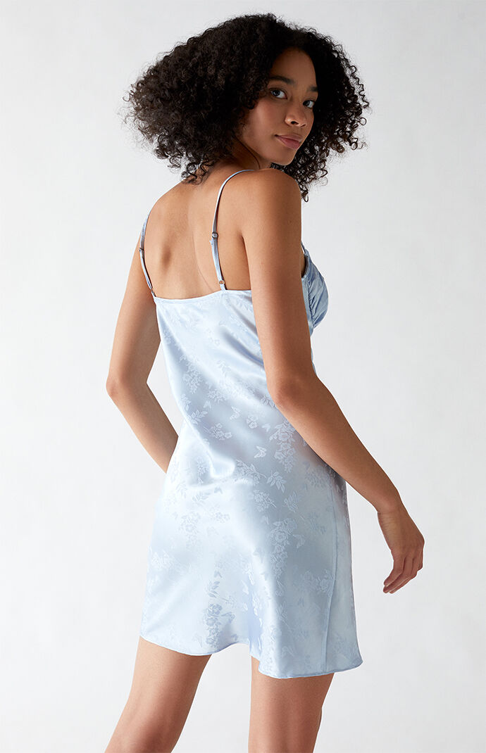 LA Hearts Ruched Bustier Slip Dress PacSun