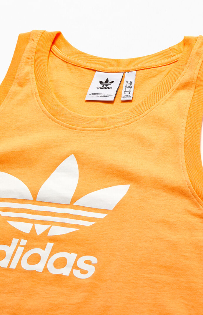 Orange Trefoil Tank Top