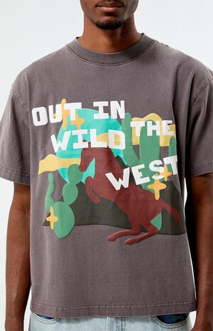 Wild West Puff Oversized T-Shirt image number 2