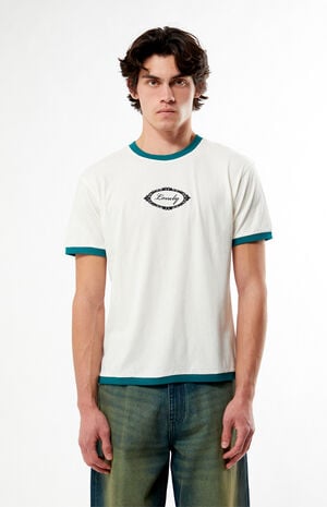 Lonely Embroidered Ringer T-Shirt image number 1
