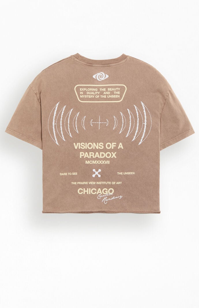 Pacsun Visions Paradox Cropped Boxy T-Shirt