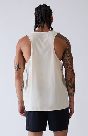 Grey Active Singlet Tank Top image number 4